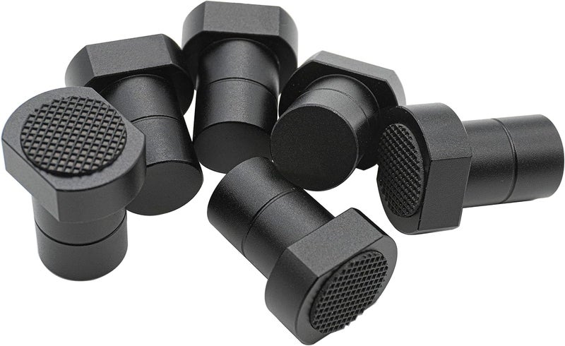 ViewReal 6Pack Bench Dogs 100/127inch(20mm) Bench Clamps Table Stop MFT Accessories Dog Hole Non-slip Stoppers Aluminum Alloy(Fit 0.7874inch Dog Hole) - Image 1